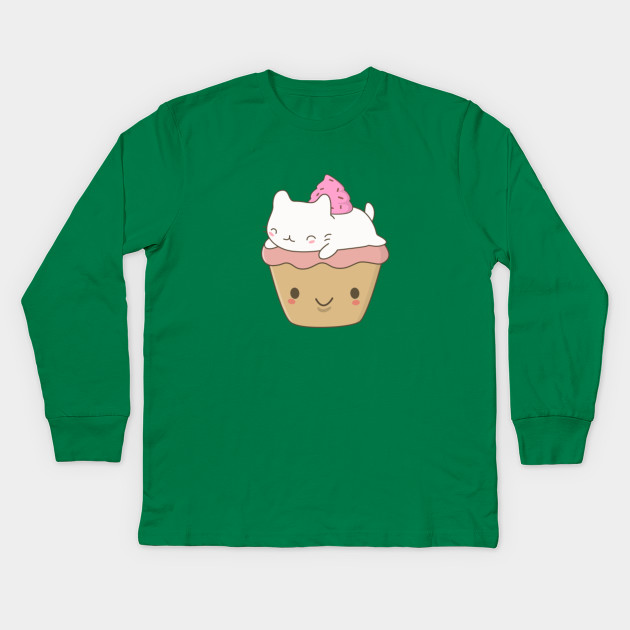 Cute and Kawaii Cupcake Cat T-Shirt